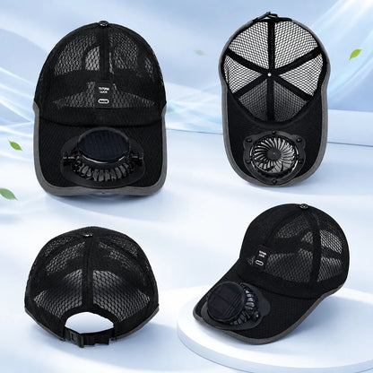 Solar Fan Cap™ 冷却ファン帽子