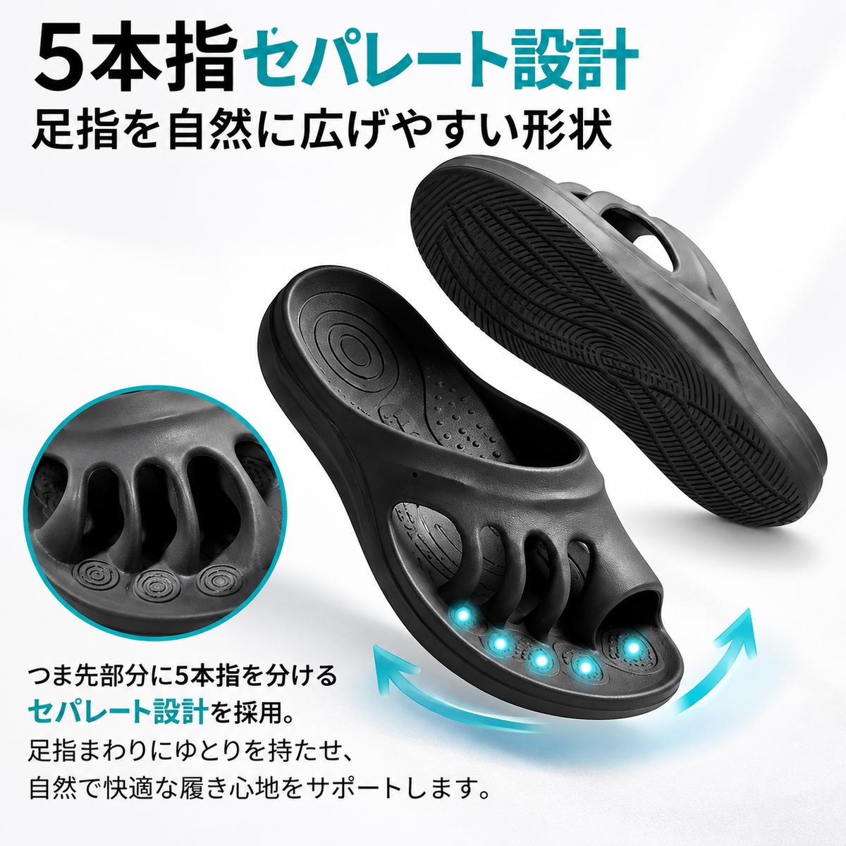 YubiAlign™ 外反母趾が気になる方の、毎日の足指ケアに。